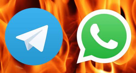 Telegram, WhatsApp, aplicación