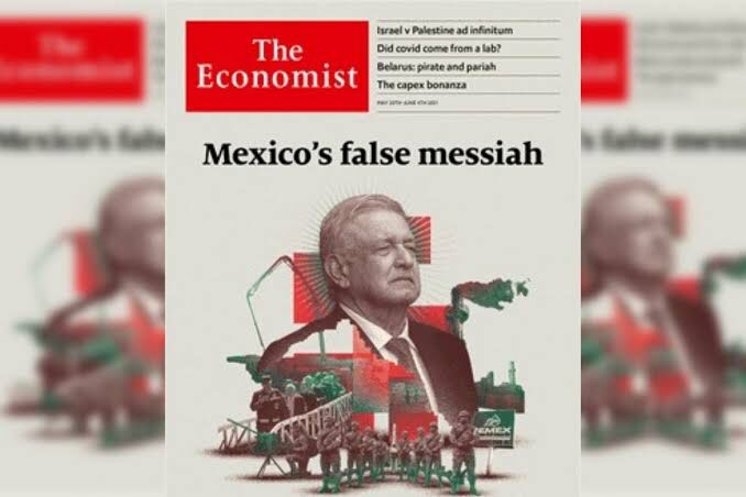 AMLO, calificó, portada,  revista británica, The Economist, majadera